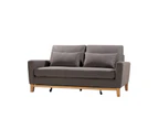 SHASA 2 Seater Pull-out Sofa bed Grey taupe