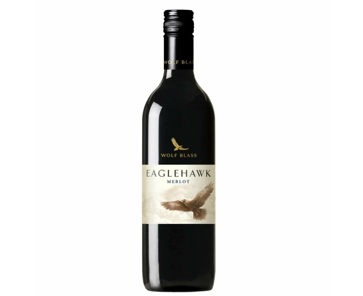 WOLF BLASS EAGLEHAWK MERLOT 13.5% 750ML