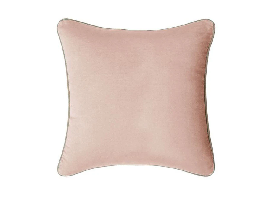 J Elliot Home Gabriel 100% Cotton Cushion Cover 60 x 60 cm Blush