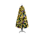 Mazam Christmas Tree 1.8M  6FT LED Xmas trees Optic Fibre  Multi Colour 230 Tips