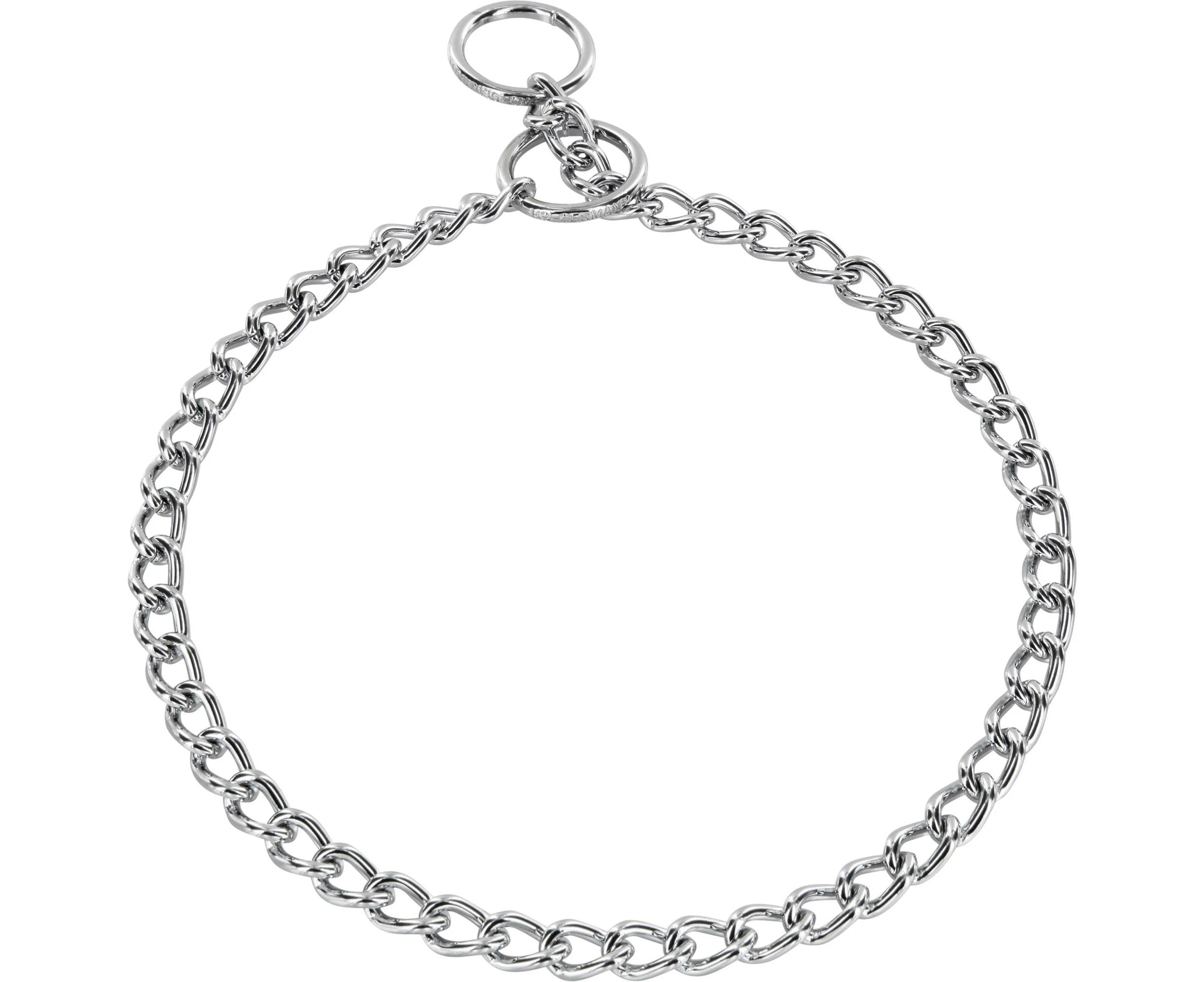 Dog Chain Sprenger Check Collar Round Link Chrome Plated Choker Med Heavy 2.5Mm[ 45Cm]