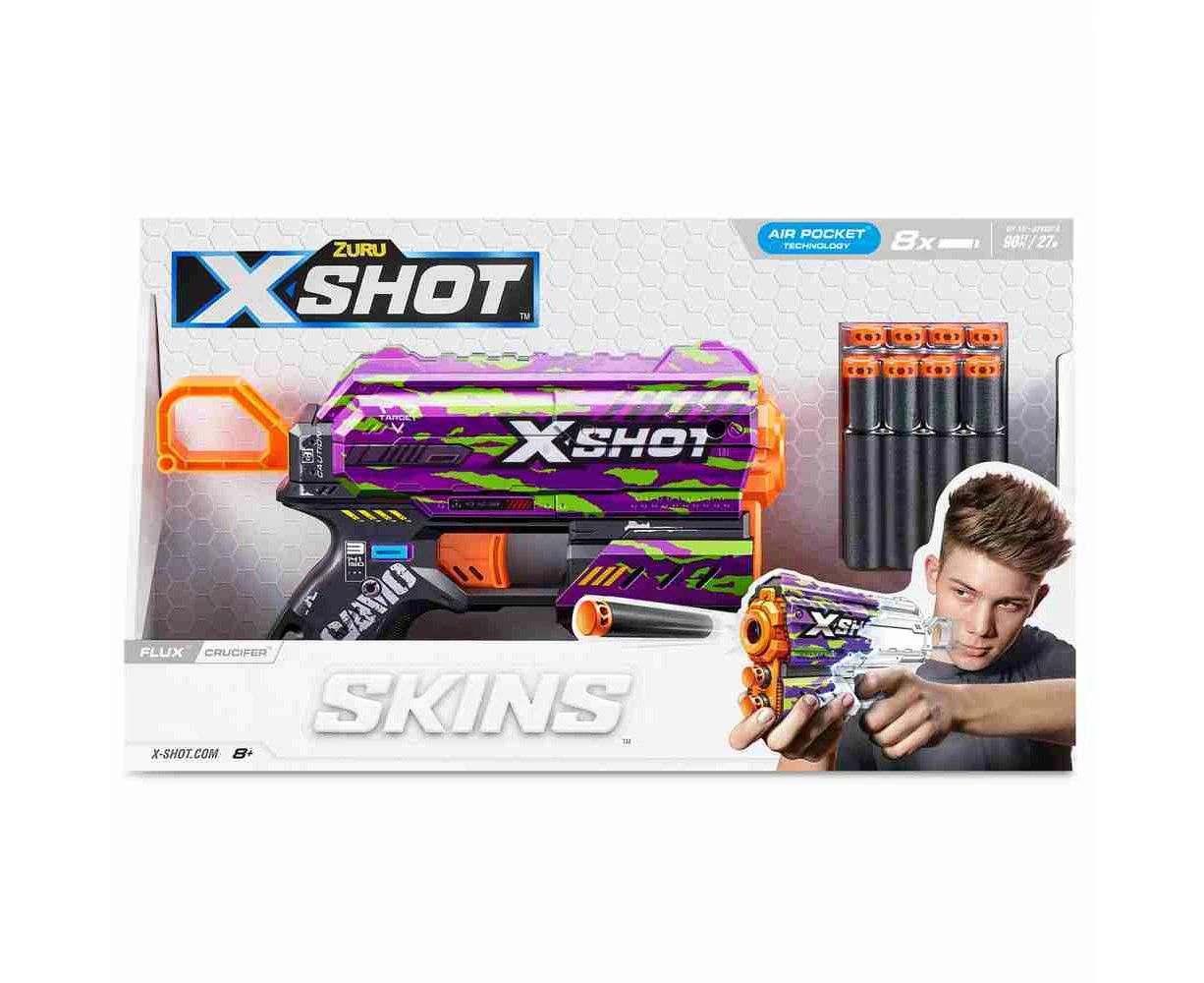 Zuru X-Shot Skins Flux Crucifer Blaster