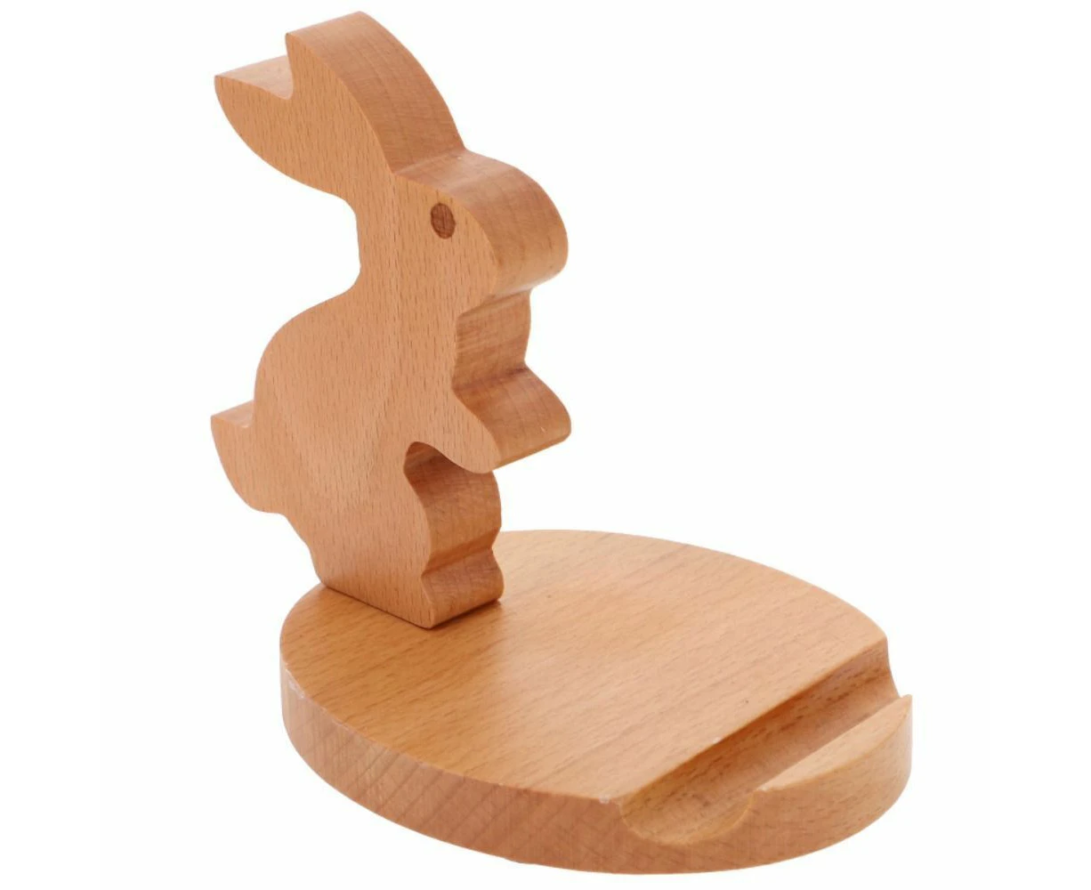 4Pcs Rabbit Shaped Cute Bunny Phone Rack Rooster Phone Stand Desk Accessories