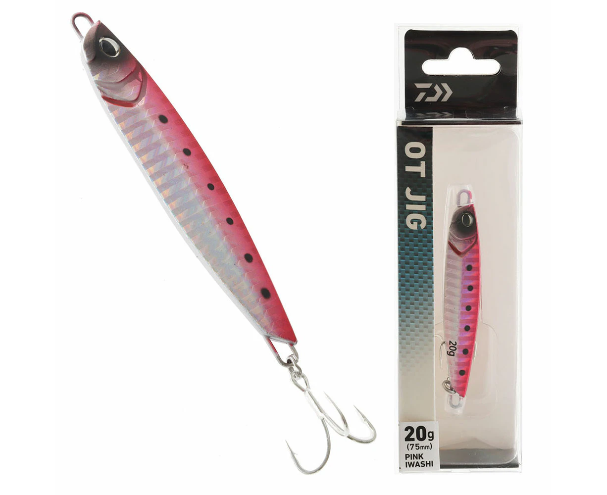 Daiwa OT Metal Casting Jig Pink Iwashi 20g 75mm