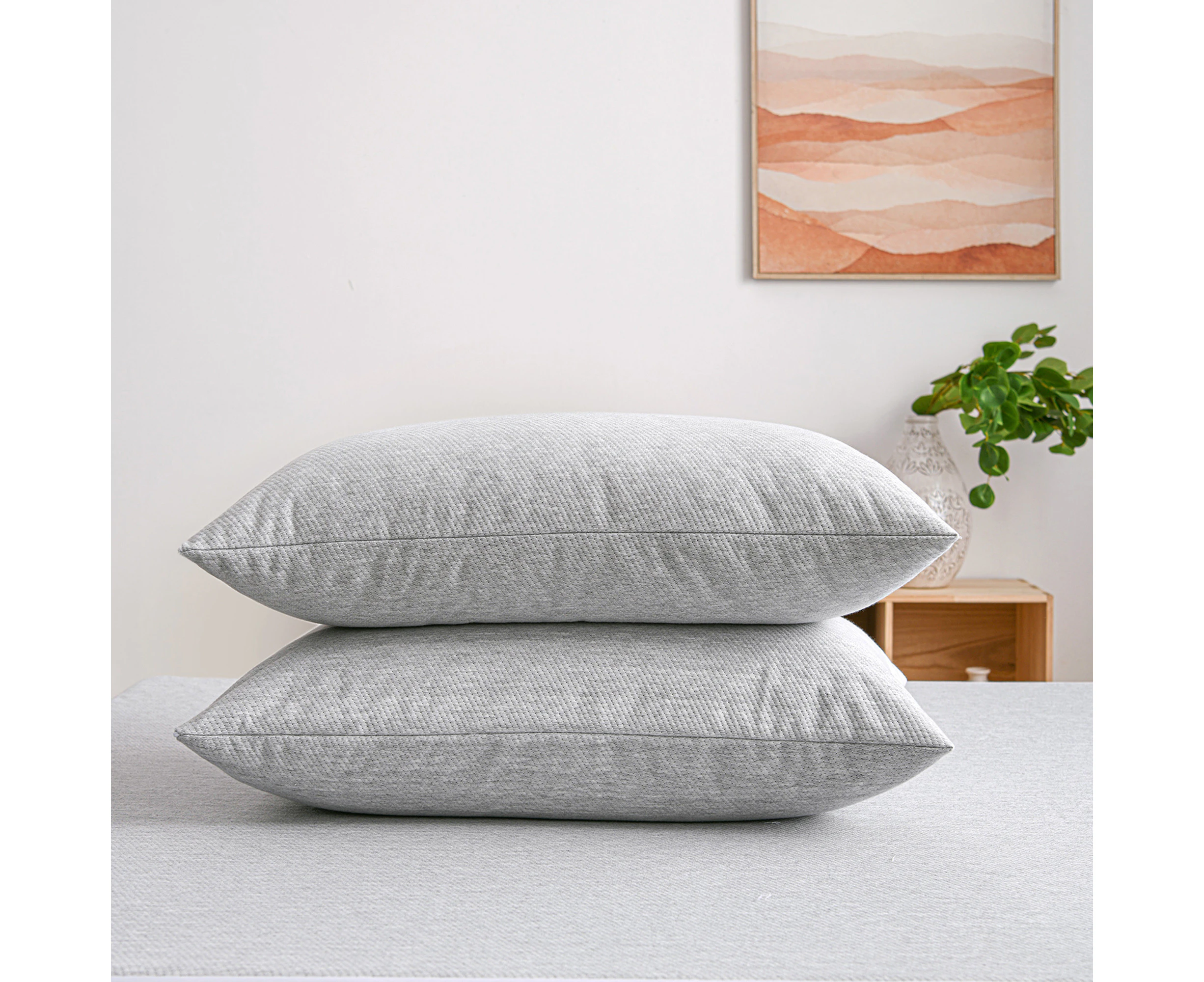 ESSN Bamboo Charcoal Waterproof Pillow Protector Standard Size 48 x 73cm