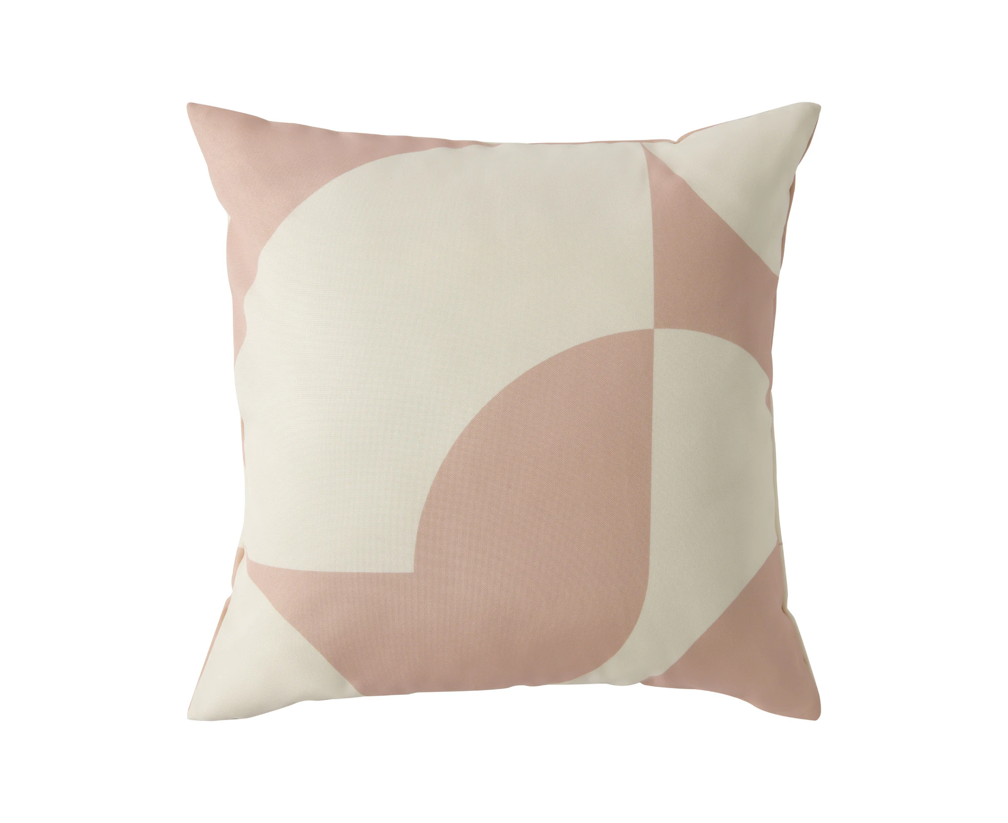 Vibes Praha Printed Outdoor Cushion 50 x 50cm - Natural & Pink