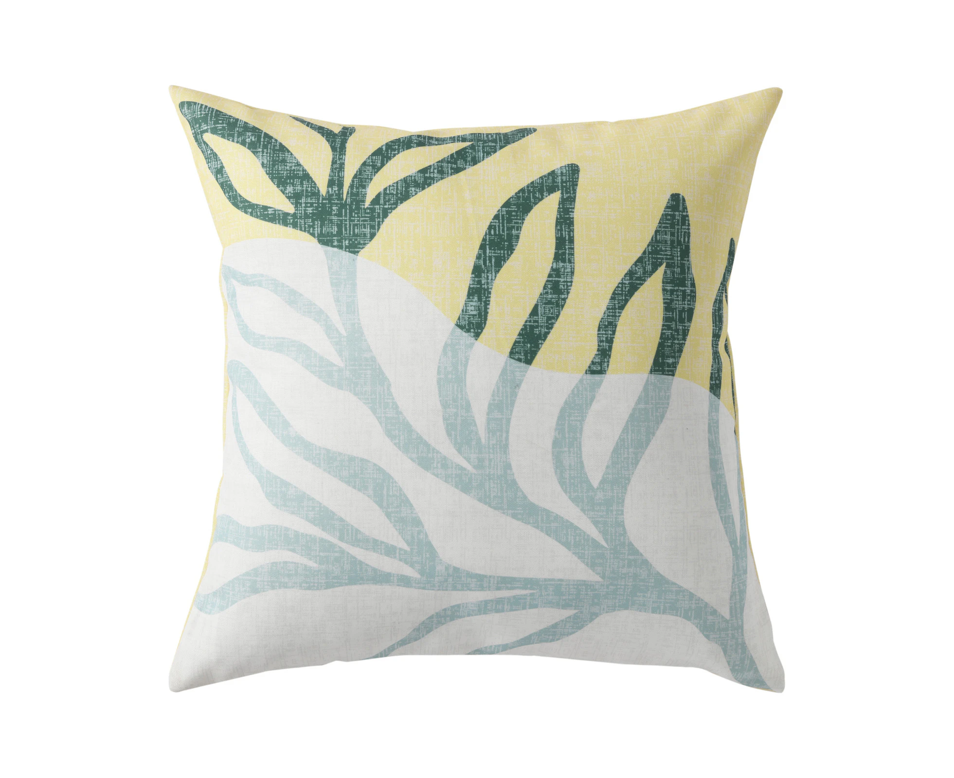 Vibes Noosa Printed Outdoor Cushion 50 x 50cm - Mustard