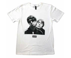 Oasis Noel And Liam Square Photo T Shirt