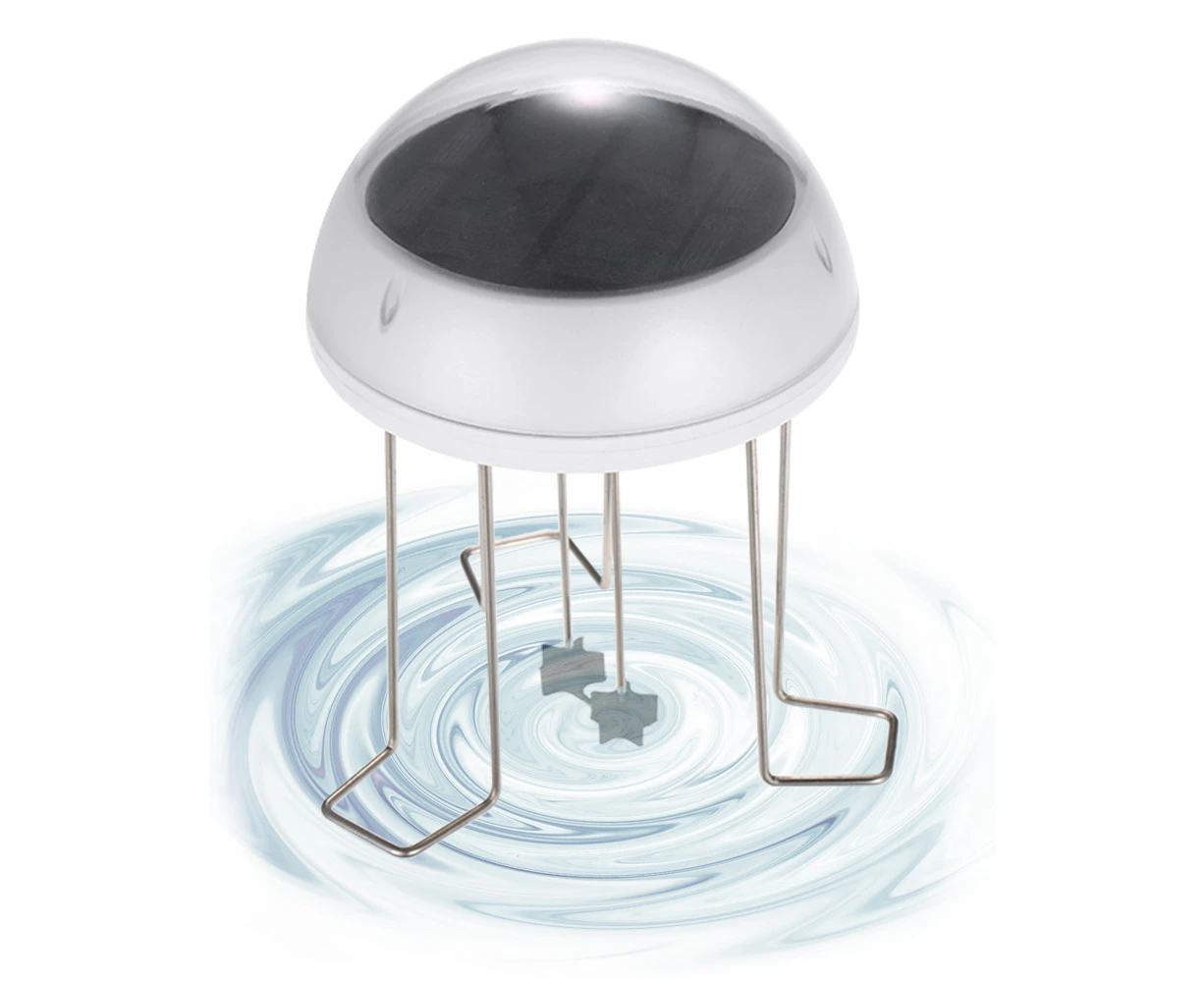 Solar Water Wiggler For Bird Bath Solar Powered Water Agitator With Battery Backup