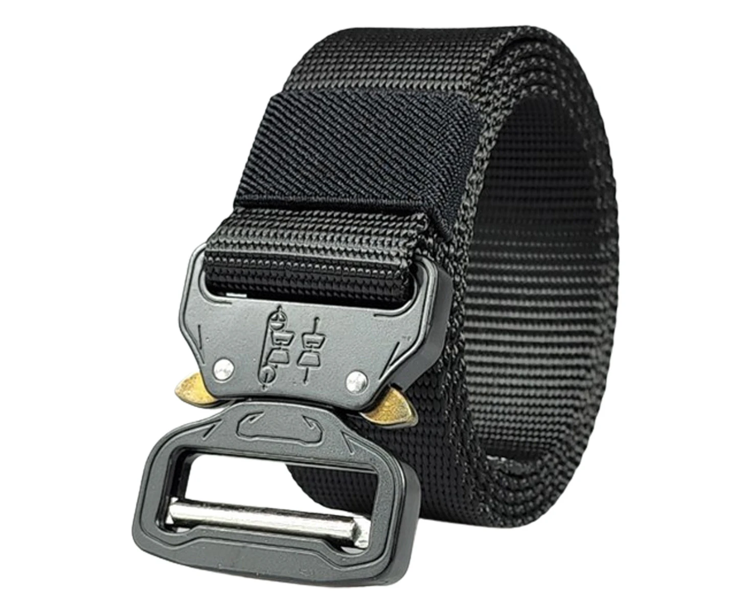 Elastic Mens Stretch Belt Casual Imitation Nylon Work Belts For Men Jeans Pants Shorts,Black