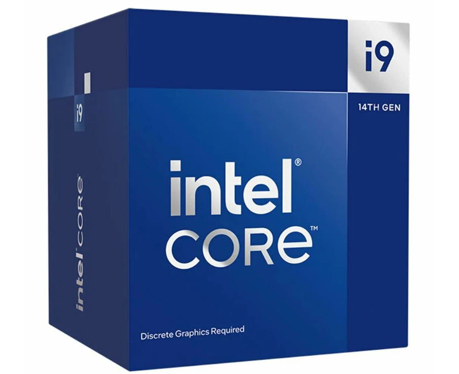 Intel i9 14900F CPU 4.3GHz (5.8GHz Turbo) 14th Gen LGA1700 24-Cores 32-Threads 68MB 65W Graphics Card Required Retail Raptor Lake with Fan