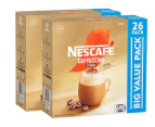 2 x 26pk Nescafé Instant Coffee Sachets Strong Cappuccino