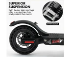 400W Electric Scooter, 37V Folding E- Scooter with Suspension, for , Synergy 5 MkII Black