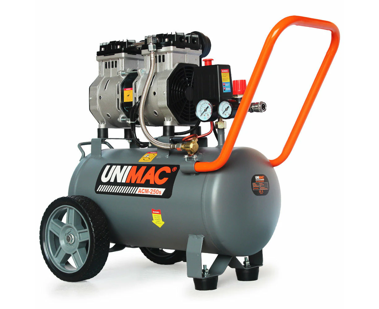 25L 1.5HP Silent Oil-Free Electric Air Compressor, Portable