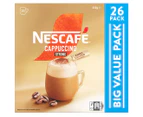 2 x 26pk Nescafé Instant Coffee Sachets Strong Cappuccino