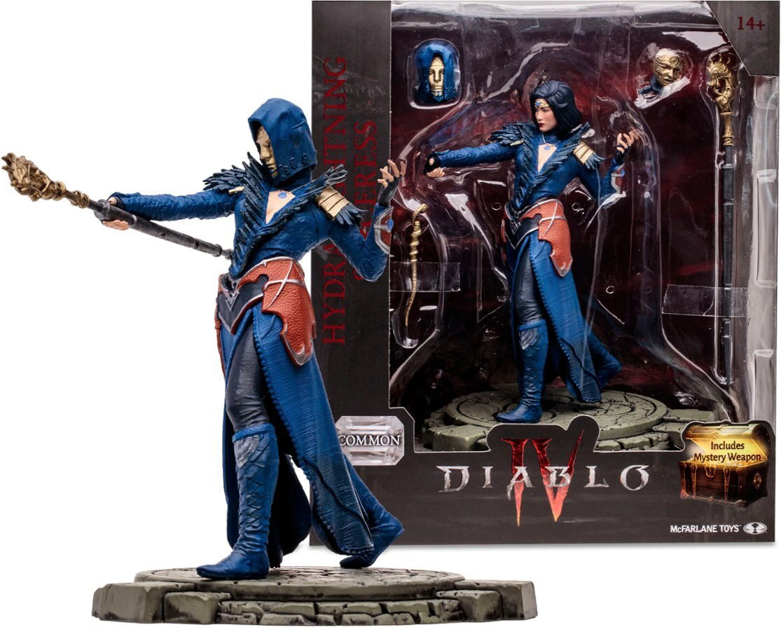 Diablo IV - Hydra Lightning Sorceress (Common) 1:12 Scale Posed Figure