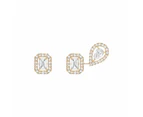 Elegance Of Duo Gold Earring