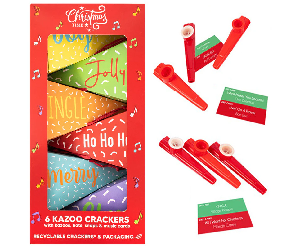 Pyramid Kazoo Christmas Crackers