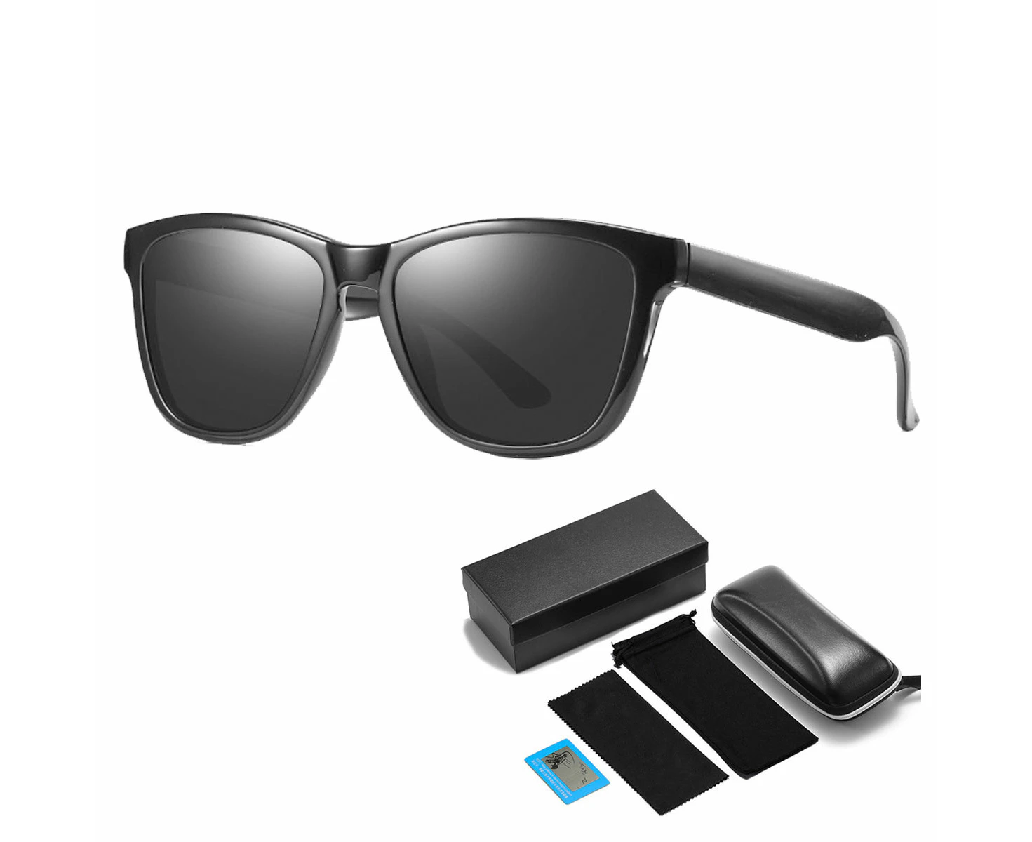 Polarized Sport Sunglasses for Men and Women, for Driving Fishing Cycling and Running, with glasses case, TAC+PC