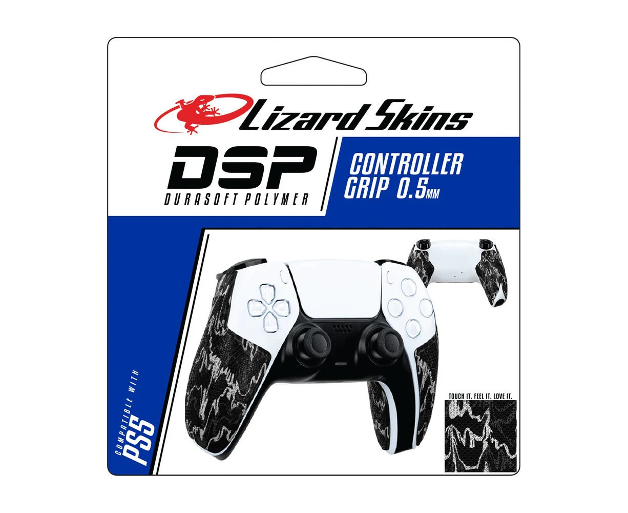 Lizard Skins DSP Skin for PS5 DualSense Controller (Black Camo)