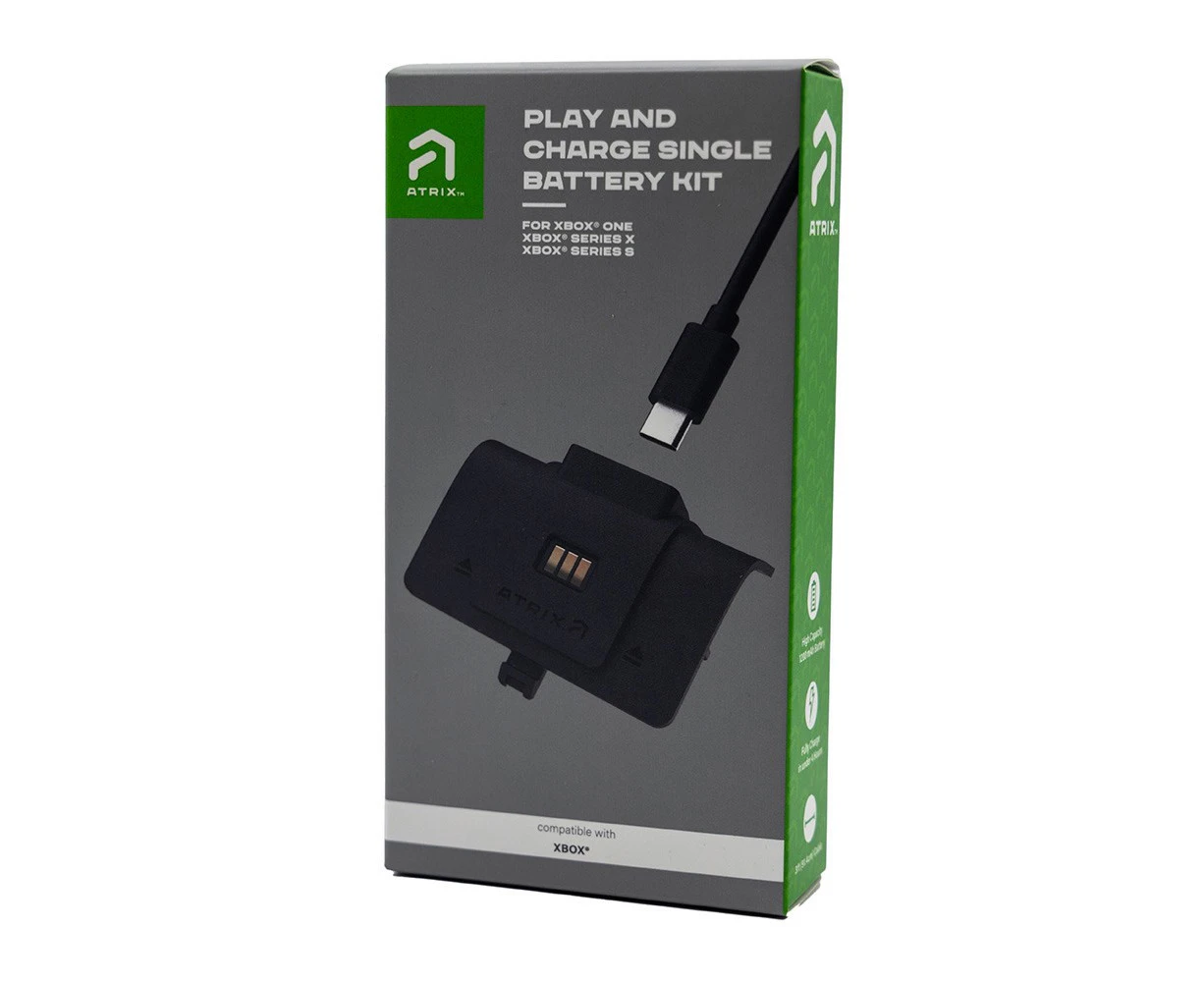 Atrix Play & Charge Single Battery Kit for Xbox One/Xbox Series X|S