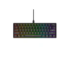 Atrix 60 Percent Wired Brown Switch Mechanical Keyboard with RGB