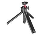 Ulanzi MT-16 Extendable Selfie Stick Tripod 4-Section 44cm/17.3in 2KG Payload with 360° Swivel Ball Head Cold Shoe Universal 1/4 Screw for Phone Camer