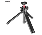 Ulanzi MT-16 Extendable Selfie Stick Tripod 4-Section 44cm/17.3in 2KG Payload with 360° Swivel Ball Head Cold Shoe Universal 1/4 Screw for Phone Camer