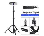 Universal Projector Tripod Stand Stretchable Projector Bracket Aluminum Alloy Portable Holder 1/4'' Interface Adjustable Height for LCD Projector