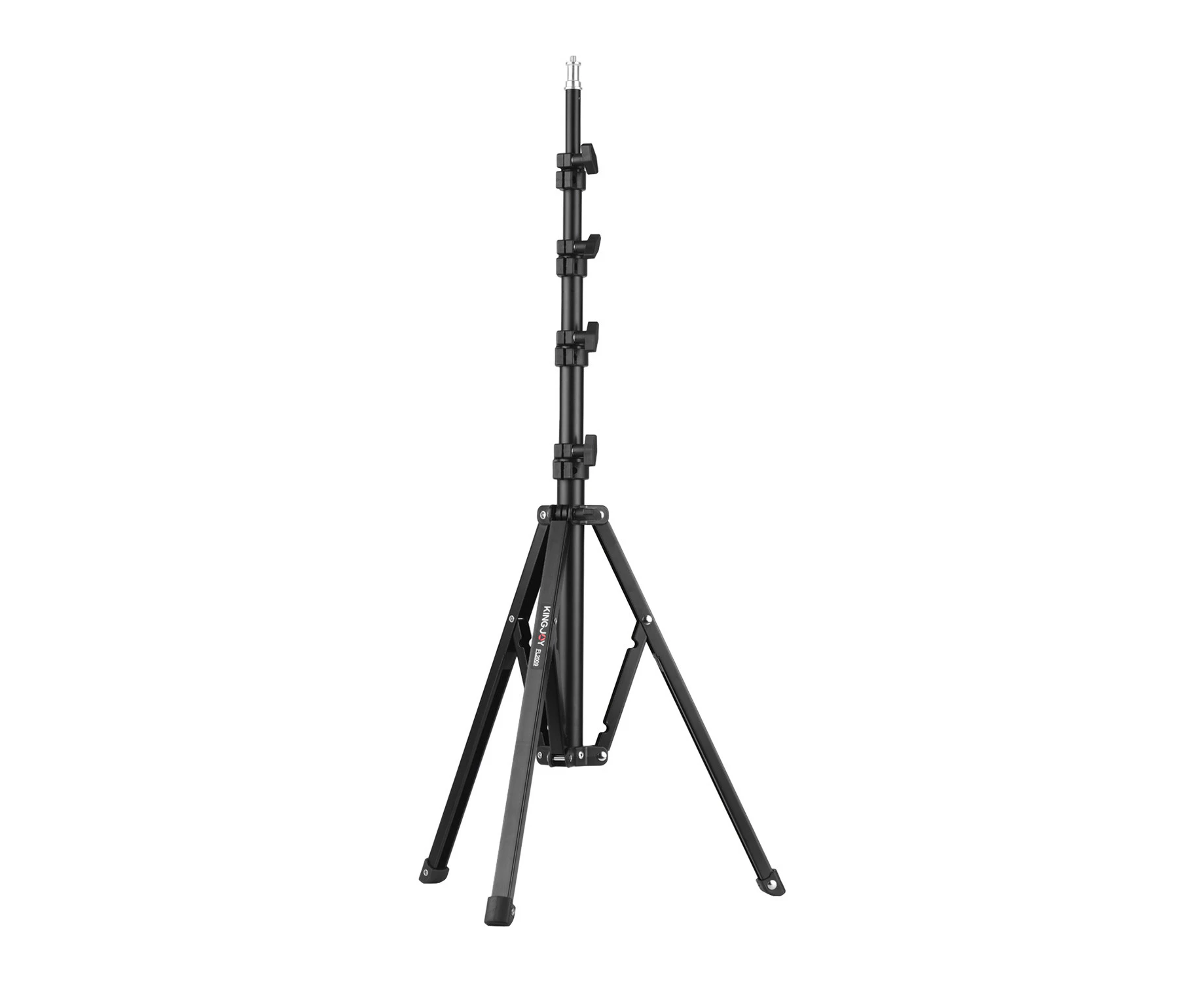 KINGJOY FL2009 Adjustable Metal Tripod Light Stand 10kg/22lbs Load Capacity 1/4 Inch Screw Max. Height 182cm/6ft for Photography Studio Reflector Soft