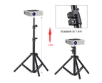 Universal Projector Tripod Stand Stretchable Projector Bracket Aluminum Alloy Portable Holder 1/4'' Interface Adjustable Height for LCD Projector