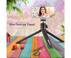 KINGJOY KT-36 Mini Desktop Tripod 360° Rotatable Ball Head with 1/4 Inch Screw for Smartphone Camera Selfie Video Recording Live Stream