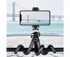 Tabletop Octopus Tripod Stand Phone Tripod Flexible Camera Tripod with 1/4 Inch Screw & Phone Holder 1.5kg Load Capacity for Smartphone Camera Vlog Se