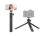 KINGJOY KT-36 Mini Desktop Tripod 360° Rotatable Ball Head with 1/4 Inch Screw for Smartphone Camera Selfie Video Recording Live Stream