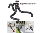 Tabletop Octopus Tripod Stand Phone Tripod Flexible Camera Tripod with 1/4 Inch Screw & Phone Holder 1.5kg Load Capacity for Smartphone Camera Vlog Se