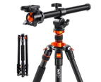 K&F CONCEPT S210 2M/78.7Inch Professional Photography Tripod Monopod Aluminum Alloy Camera Tripod Stand 10kg/22lbs Load Capacity with 360° Rotatable B