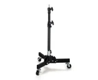 78.5cm/30.9in Adjustable Tripod Stand Video Light Stand 2-section 50kg/110lbs Load Capacity with Wheel Base Universal Interface 1/4in & 3/8in Threaded