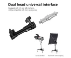 78.5cm/30.9in Adjustable Tripod Stand Video Light Stand 2-section 50kg/110lbs Load Capacity with Wheel Base Universal Interface 1/4in & 3/8in Threaded