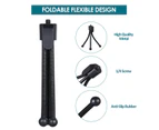 Mini Desktop Tripod Stand with 1/4 Inch Screw Hole Portable Folding Desktop Stand Mobile Tabletop Video Webcam Web Camera Bracket for Live Streaming O