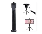 Mini Desktop Tripod Stand with 1/4 Inch Screw Hole Portable Folding Desktop Stand Mobile Tabletop Video Webcam Web Camera Bracket for Live Streaming O