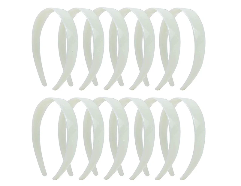 20 Pcs Plastic Headbands,  No Teeth Hair BandsAccessories for DIY & Craft - Perfect for Girls, Women