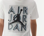 Nike Men's Jordan Stacks Graphic Tee / T-Shirt / Tshirt - White