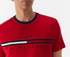 Tommy Hilfiger Men's Tino Tee / T-Shirt / Tshirt - Apple Red