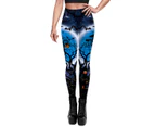 Halloween Costume Running Pants for Women - Printed Stretchy Yoga Tights