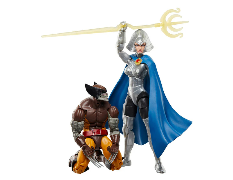 Marvel - Marvel Legends - Comics Collectible 50th Anniversary Wolverine and Lilandra Neramani Figure 2 -Pack