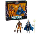 Marvel - Marvel Legends - Comics Collectible 50th Anniversary Wolverine and Lilandra Neramani Figure 2 -Pack