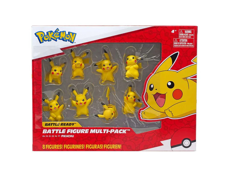 Pokemon - Pikachu Battle Figure 8-Pack