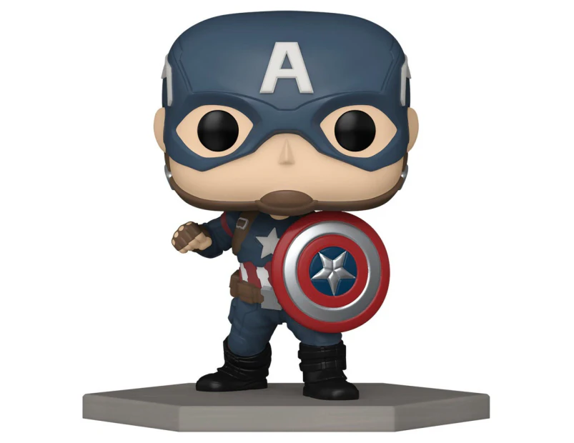 Marvel - Captain America: Civil War - Captain America Build-A-Scene Pop! Vinyl Figure