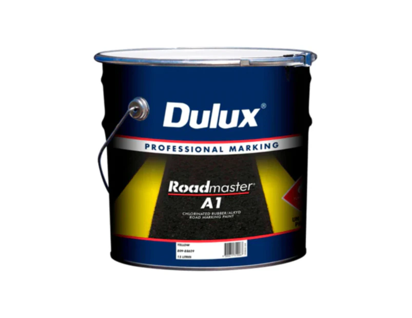 Dulux A1 Roadmaster Line Marking Paint - 15L - Yellow