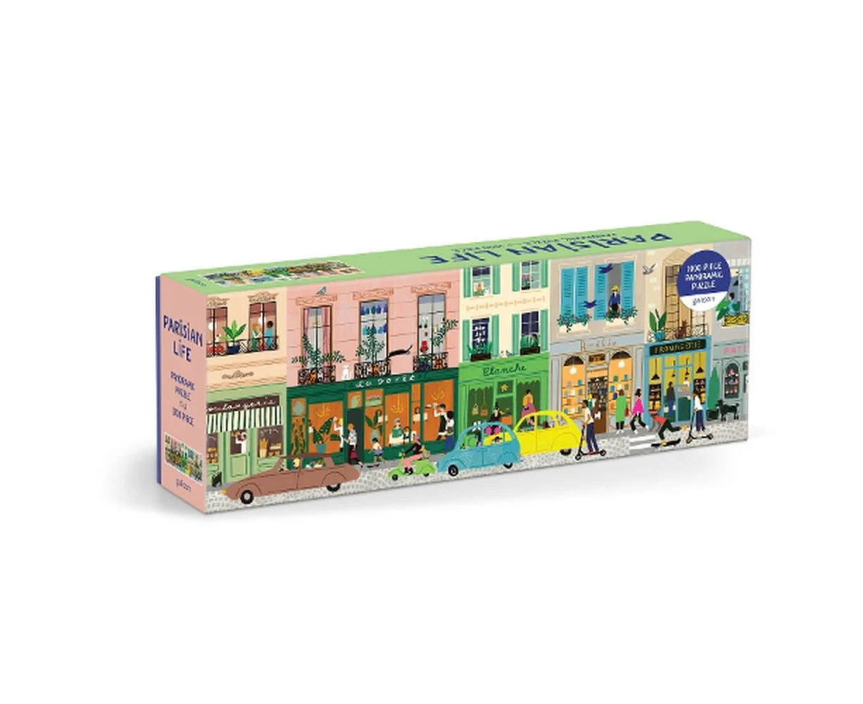 Parisian Life 1000 Piece Panoramic Puzzle